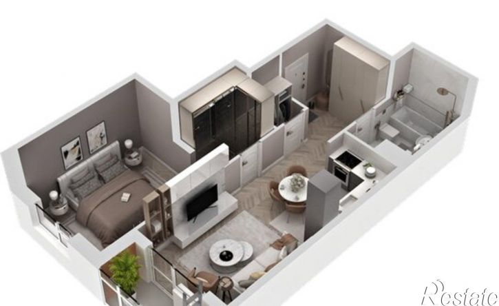 2-комн квартира улица Кунгурцева Е.М., 45 к1,  д. 45 к1