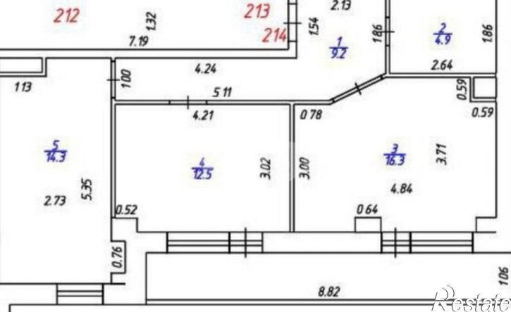 2-комн квартира улица Баранова, 96А,  д. 96А