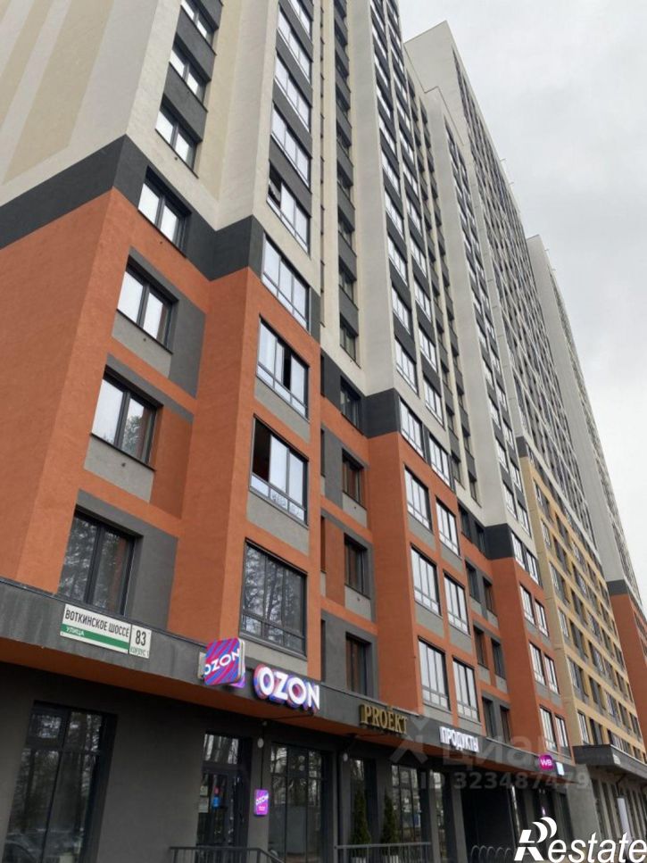 2-комн квартира Воткинское шоссе, 83 1,  д. 83 1,  к. 1