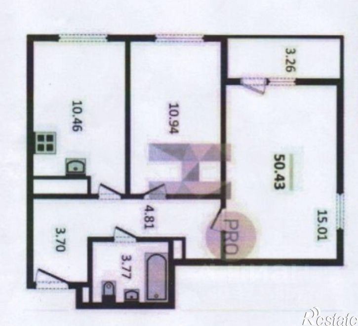 2-комн квартира улица 40 лет Победы, 89,  д. 89