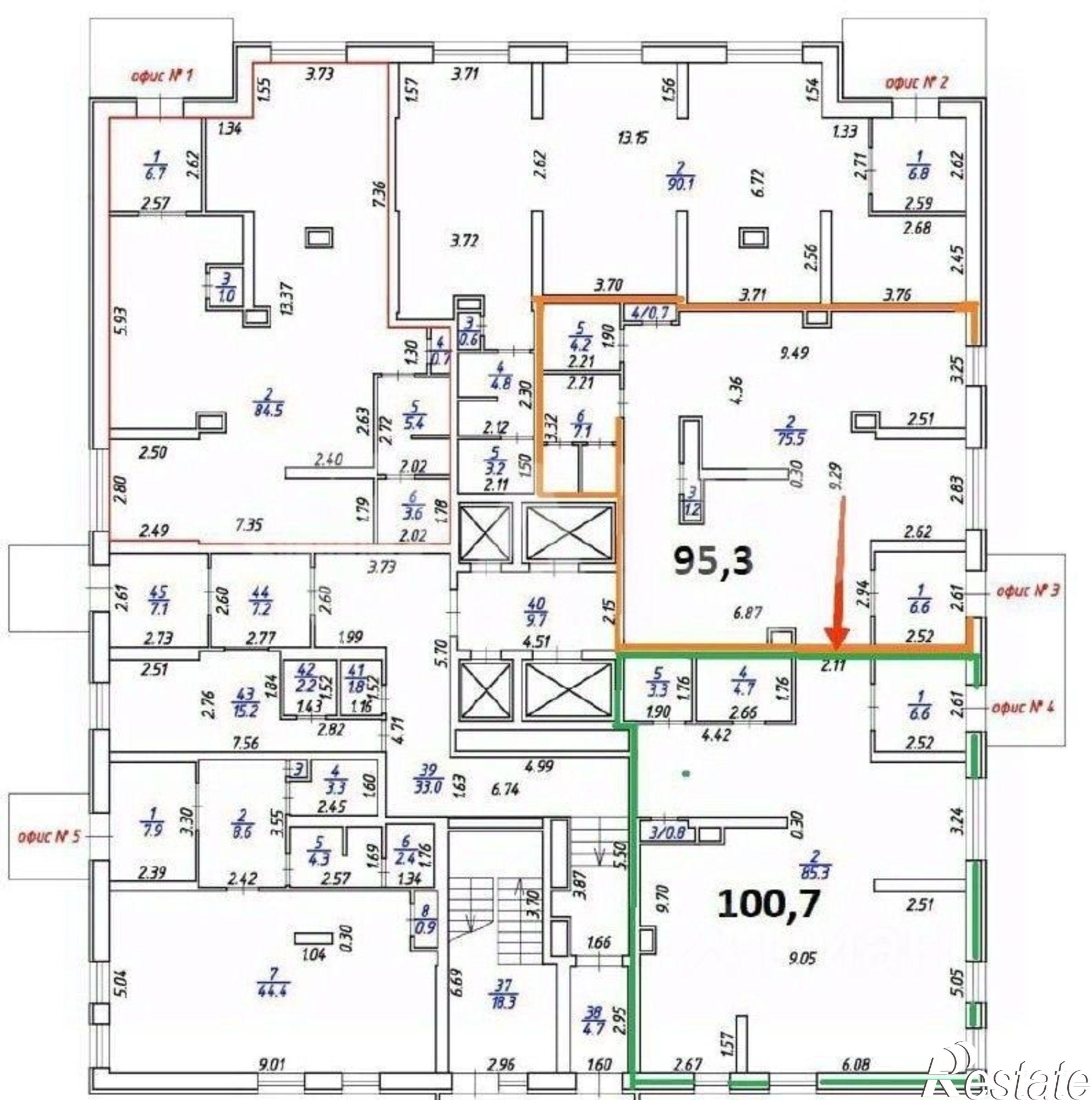 Купить офис, помещение под офис за 6 671 080 рублей на улица Герцена, 8 к2