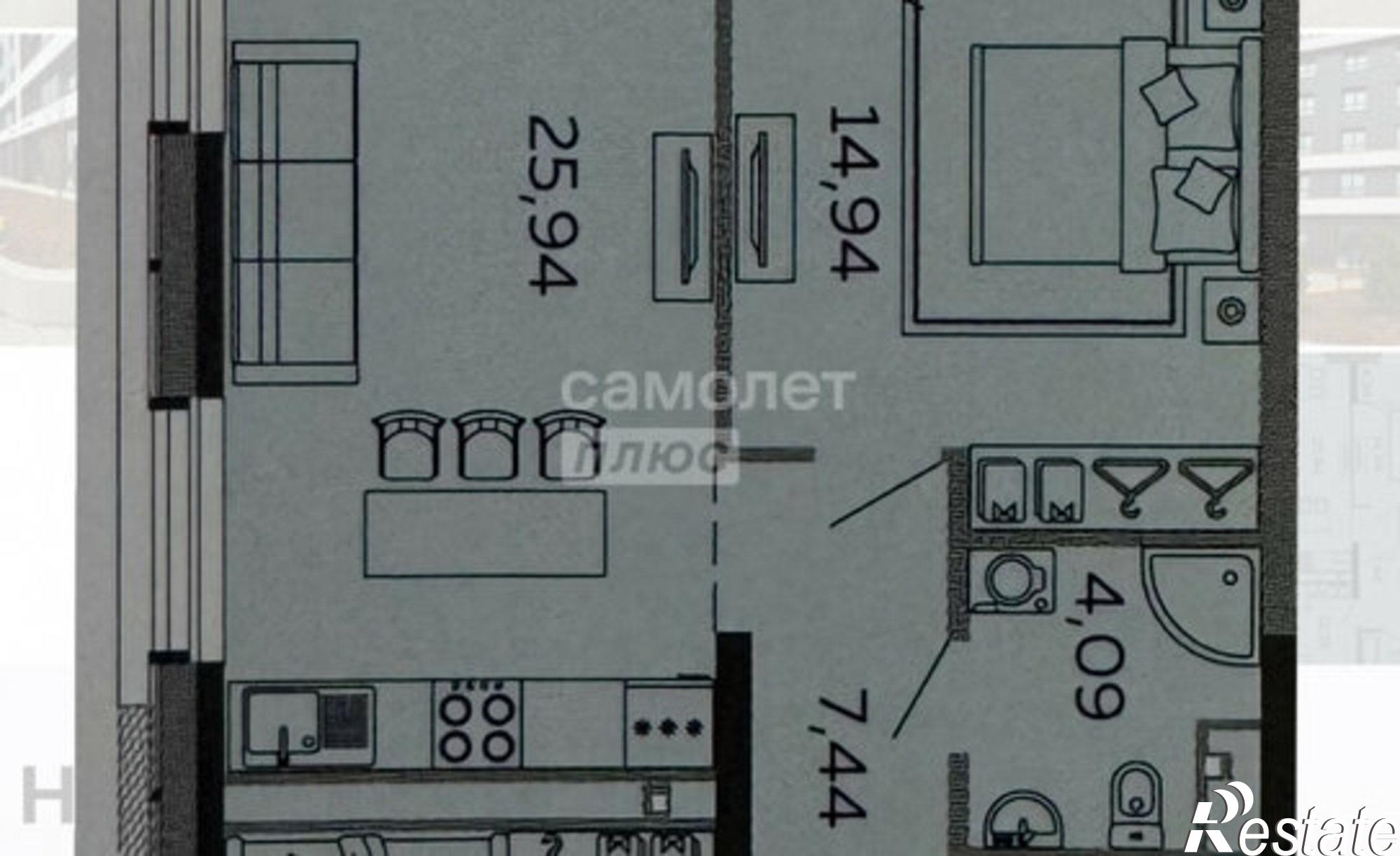 Купить квартиру за 10 900 000 рублей на Пушкинская улица, 273 к1