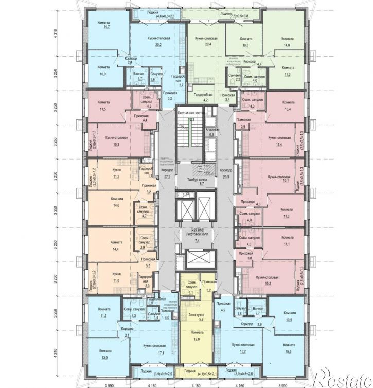 1-комн квартира в новом доме Первомайский район