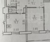 2-комн, 45кв м, этаж 5/10 Воткинское шоссе, 138Б