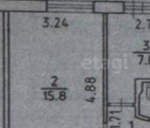 1-комн, 29кв м, этаж 3/9 ул Майская, 16