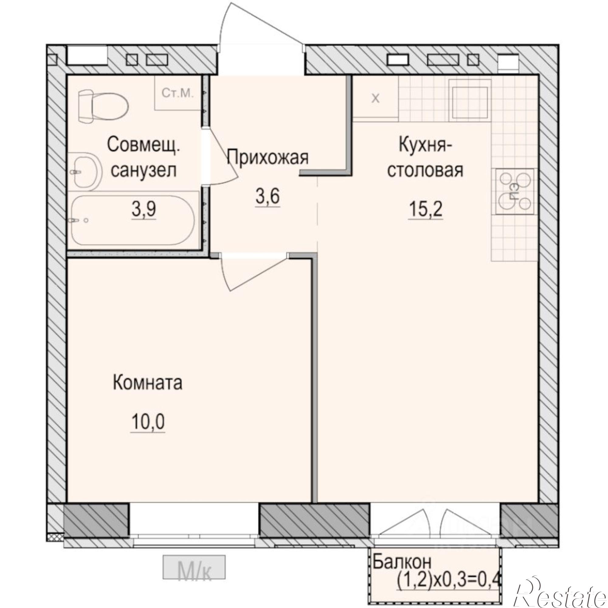 Купить квартиру за 4 640 300 рублей
