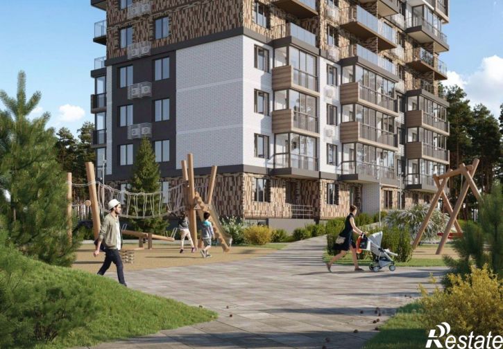 1-комн квартира в новом доме улица 40 лет Победы, 121,  д. 121