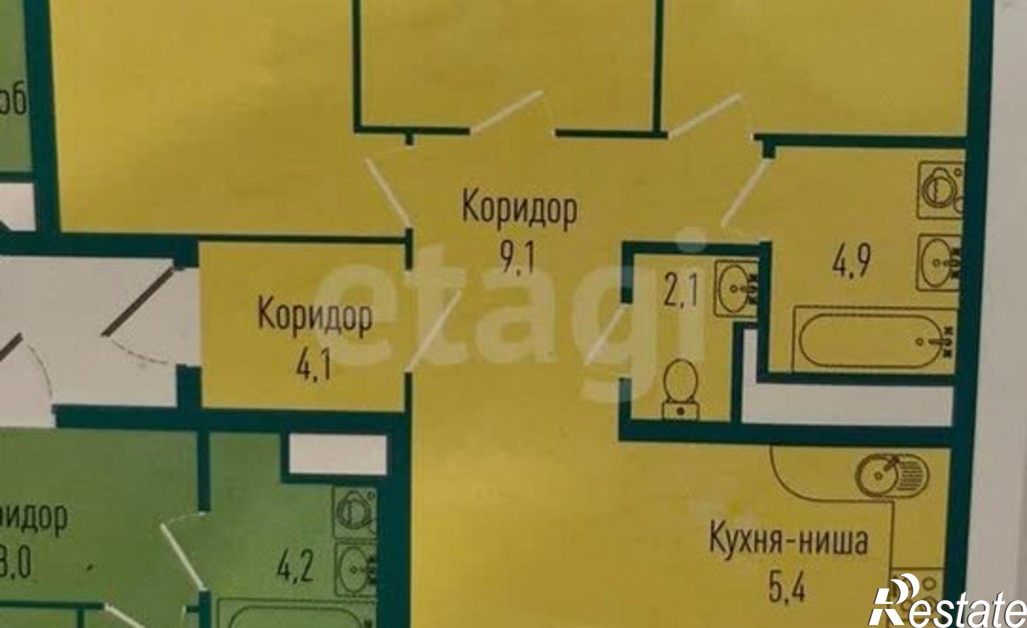 Купить квартиру за 12 200 000 рублей на улица Архитектора П.П. Берша, 18