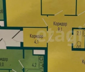 4-комн, 101кв м, этаж 11/17 улица Архитектора П.П. Берша, 18