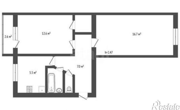 2-комн квартира ул Карла Маркса, 431,  д. 431