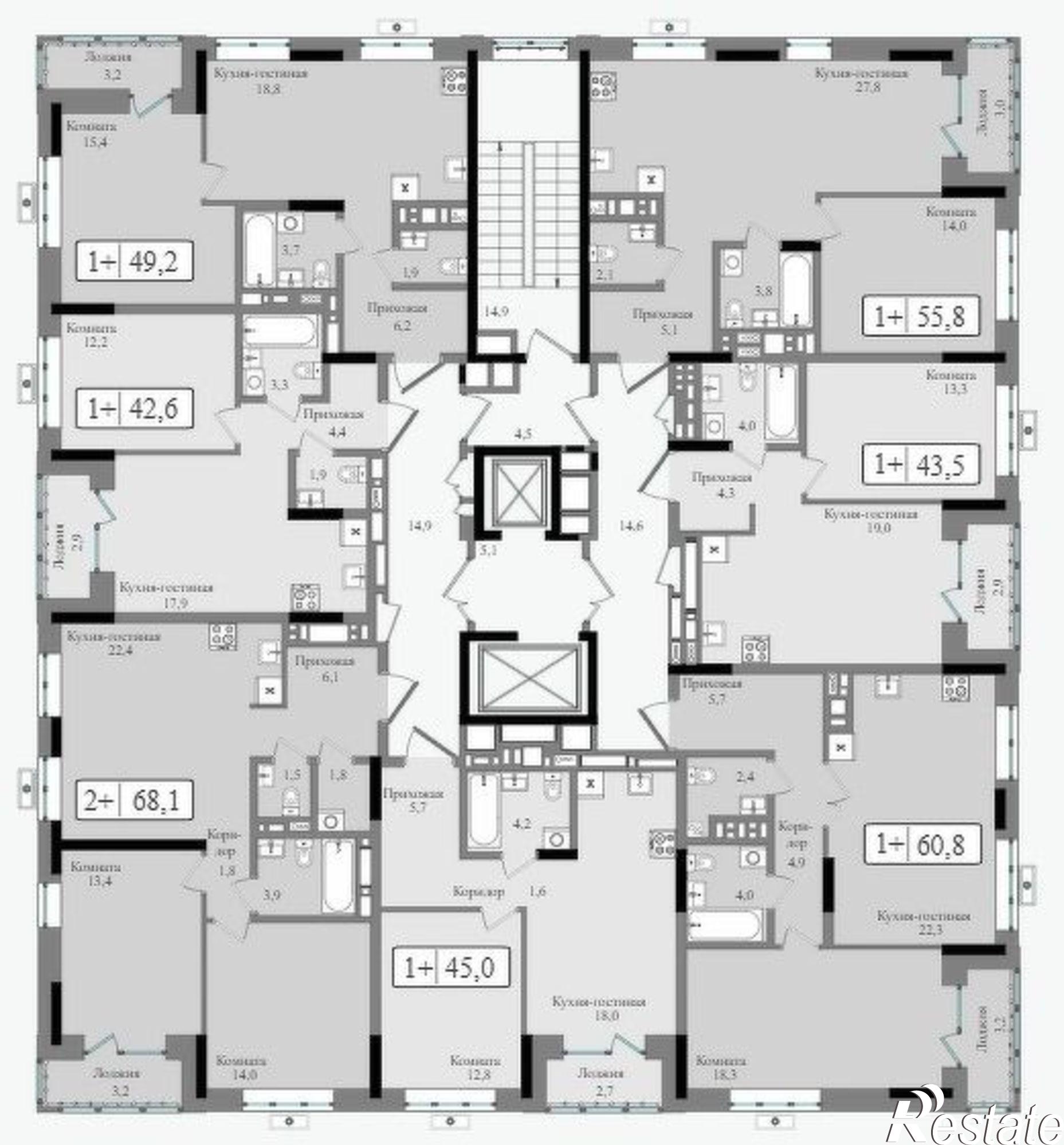 Купить квартиру за 7 079 230 рублей на ул Фруктовая, 4