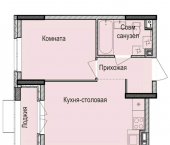 1-комн, 35 кв м, этаж 12/17 ул Васнецова, 1 1