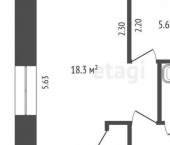 1-комн, 31кв м, этаж 5/5 улица Лихвинцева, 60