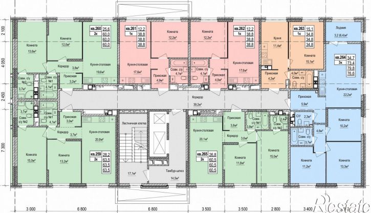 1-комн квартира в новом доме ул Союзная, 10,  д. 10