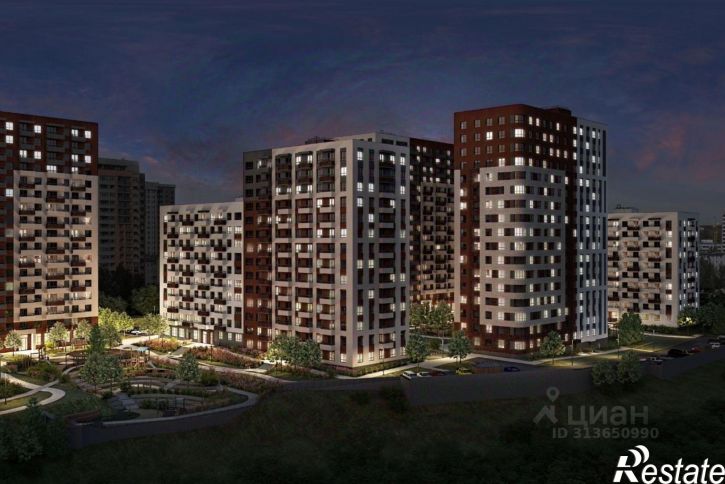 2-комн квартира в новом доме 9-я Подлесная улица