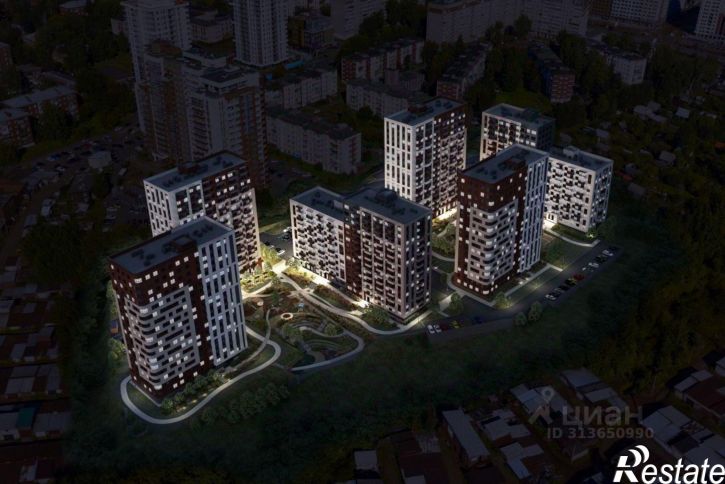 2-комн квартира в новом доме 9-я Подлесная улица