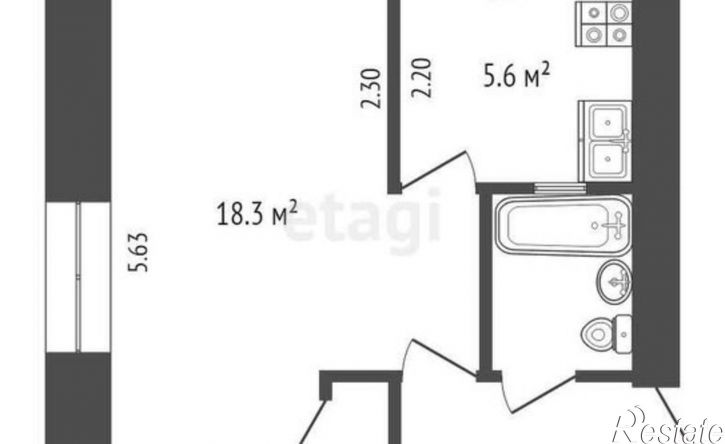 1-комн квартира улица Лихвинцева, 60,  д. 60