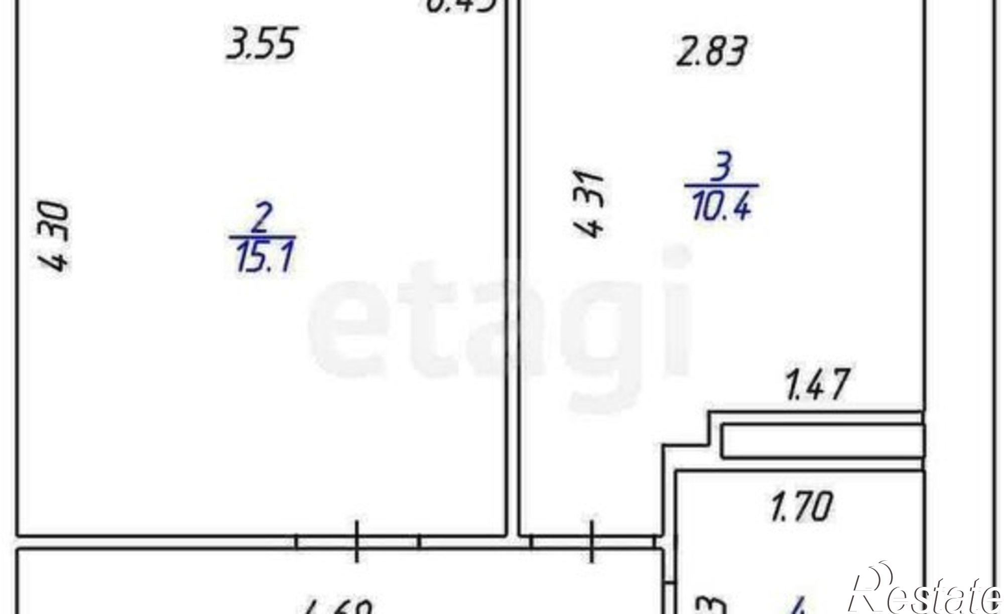 Купить квартиру за 3 300 000 рублей на ул Баранова, 96а