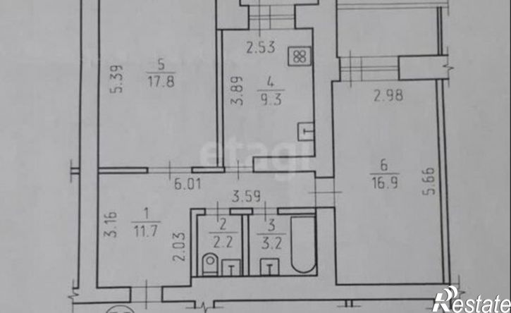 2-комн квартира улица 40 лет Победы, 122,  д. 122