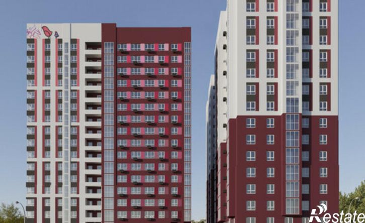 1-комн квартира в новом доме ул Джамбула (Джабаева), 83,  д. 83