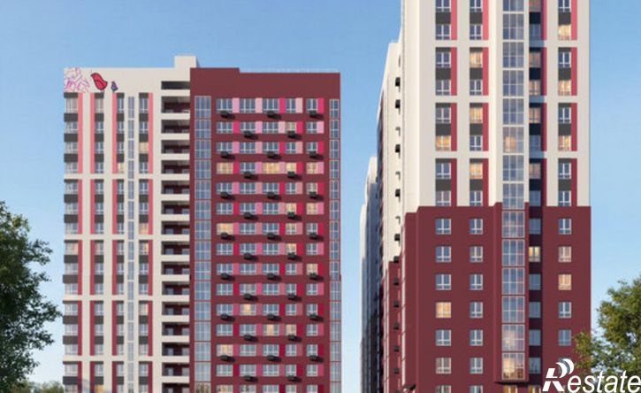1-комн квартира в новом доме ул Джамбула (Джабаева), 83,  д. 83