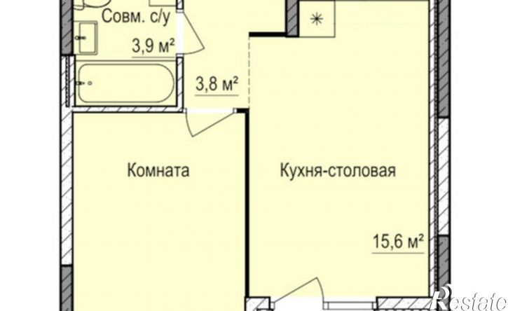 1-комн квартира в новом доме ул Буммашевская, 58а,  д. 58а