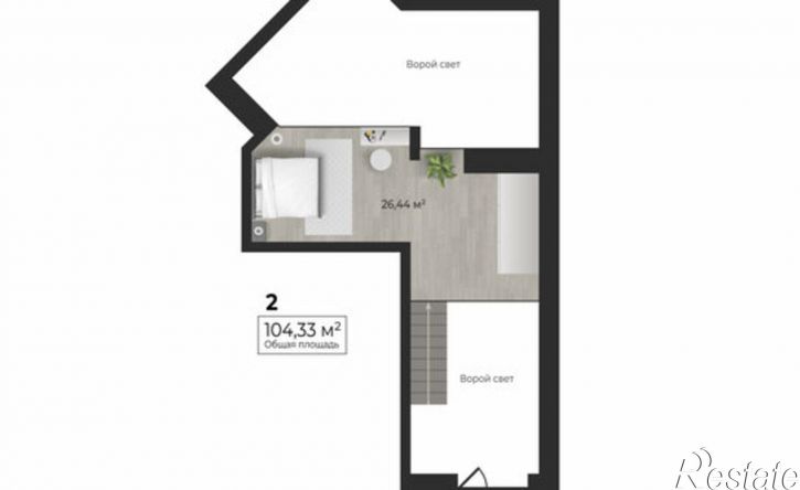 2-комн квартира в новом доме Камбарская улица, 3,  д. 3