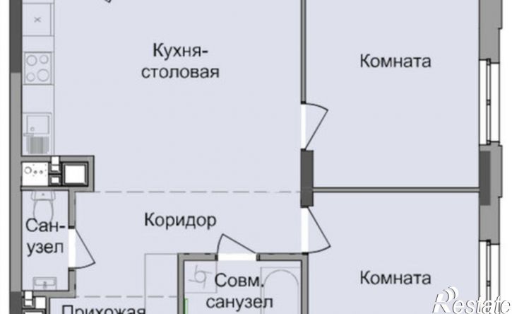 2-комн квартира в новом доме ул 9-я Подлесная, 6,  д. 6