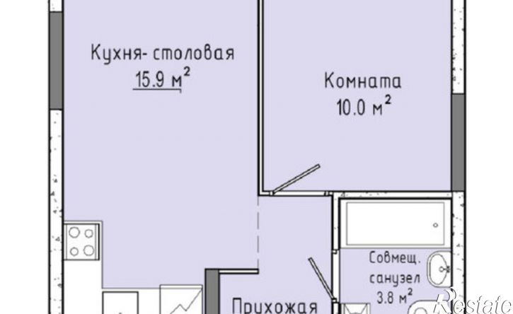1-комн квартира в новом доме улица Ленина, 91 к1,  д. 91 к1