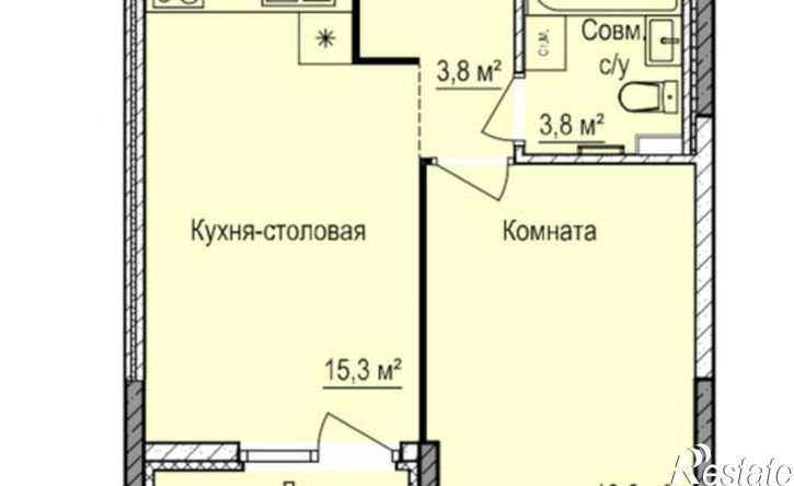 1-комн квартира в новом доме Ижевск, жилой район Буммаш, ЖК Покровский, 5
