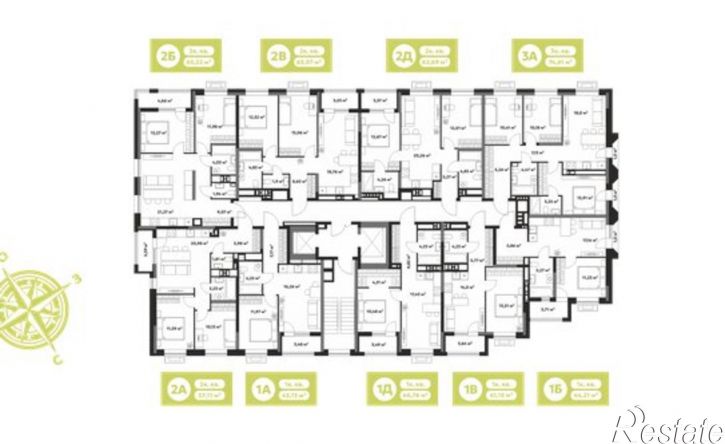 2-комн квартира в новом доме ул Якшур-Бодьинский тракт, 1,  д. 1