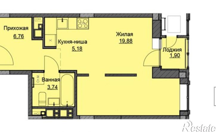 1-комн квартира ул Чехова, 46,  д. 46