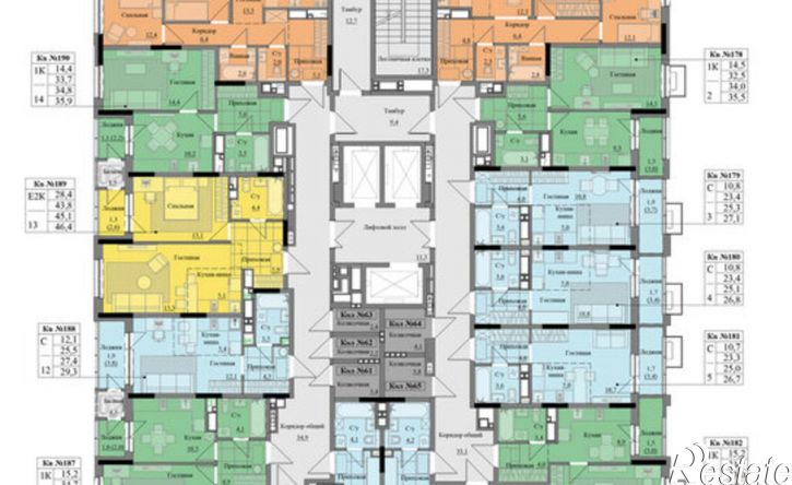 3-комн квартира в новом доме жилой комплекс Краски Леса
