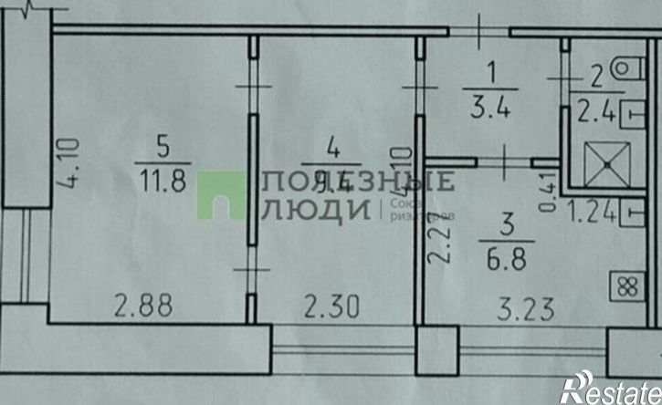 2-комн квартира Деповский пр-д, 6,  д. 6