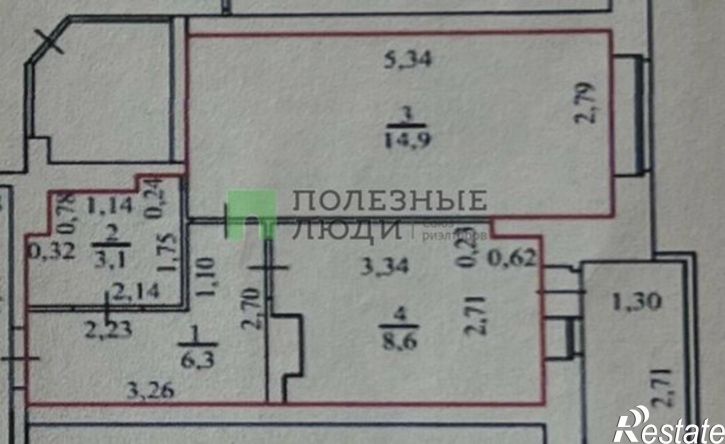 1-комн квартира улица Героя России Ильфата Закирова, 7
