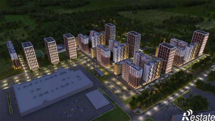 3-комн квартира в новом доме Первомайский район