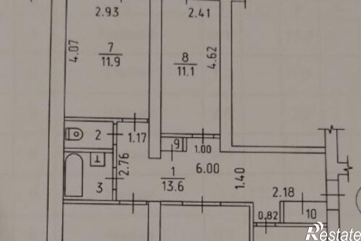 4-комн квартира ул Городок Машиностроителей, 99,  д. 99