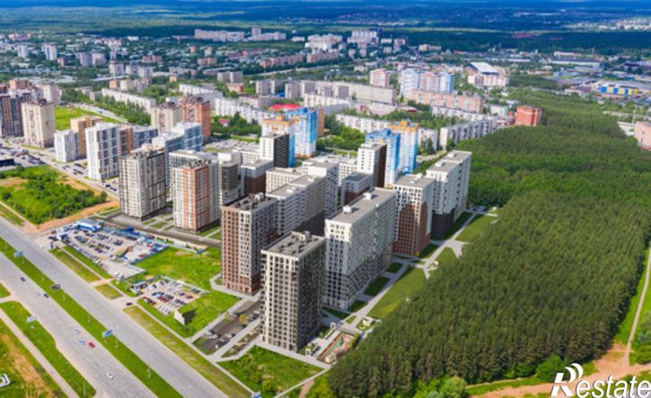 1-комн квартира в новом доме жилой район Автопроизводство, ЖК Норвежский лес, 21