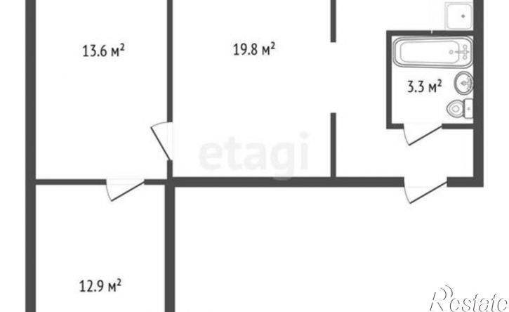 3-комн квартира ул Саратовская, 37,  д. 37