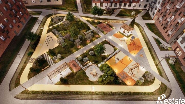 1-комн квартира в новом доме ул Архитектора П.П.Берша, 5 1,  д. 5 1,  к. 1