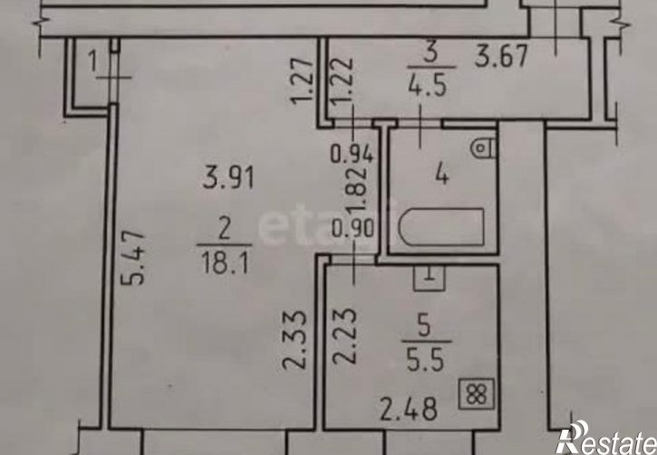 1-комн квартира ул Орджоникидзе, 27а,  д. 27а