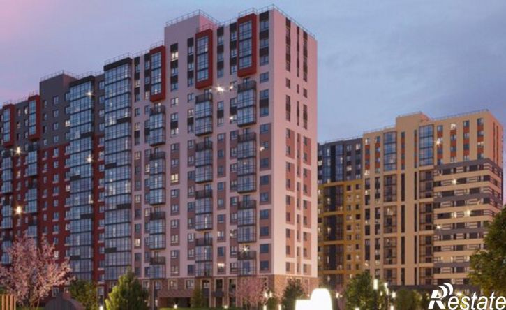 1-комн квартира в новом доме жилой район Аэропорт