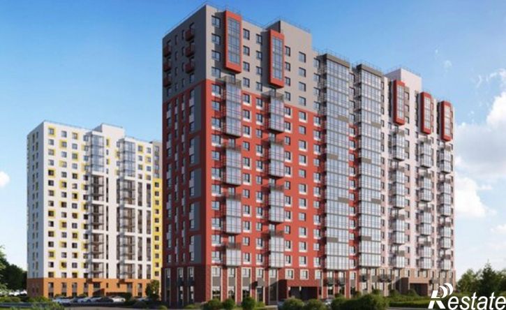 1-комн квартира в новом доме жилой район Аэропорт