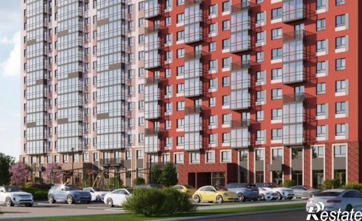 1-комн квартира в новом доме жилой район Аэропорт