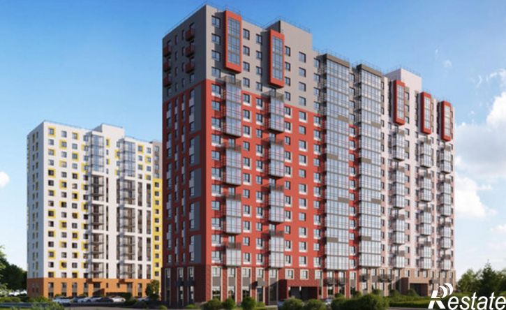 1-комн квартира в новом доме жилой район Аэропорт