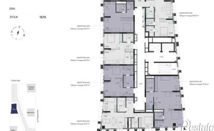 3-комн квартира в новом доме ул Красноармейская, 292,  д. 292