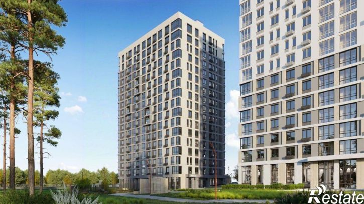 2-комн квартира в новом доме Индустриальный район