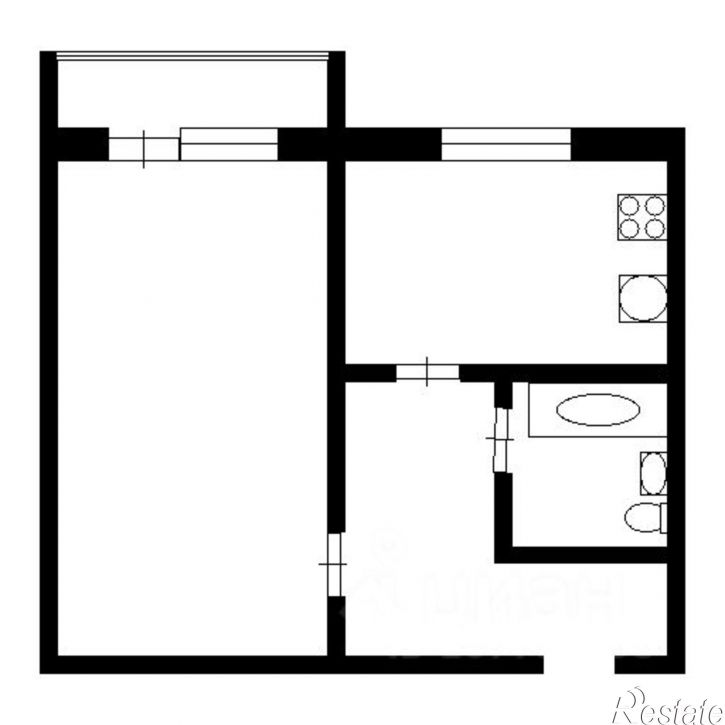 1-комн квартира ул Кунгурцева Е.М., 7,  д. 7