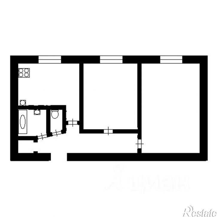 2-комн квартира ул им Петрова, 18,  д. 18