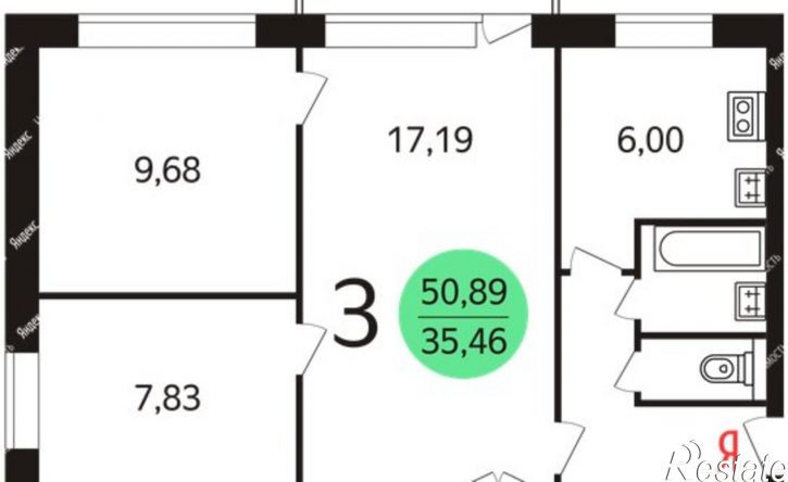 3-комн квартира ул Автозаводская, 72,  д. 72